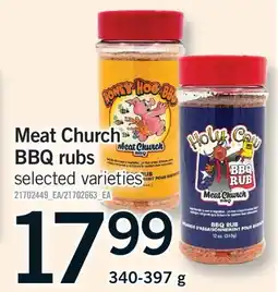 Fortinos MEAT CHURCH BBQ RUBS offer