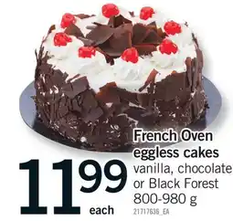 Fortinos FRENCH OVEN EGGLESS CAKES offer
