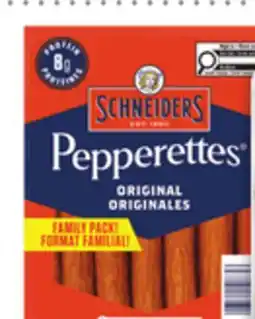 Metro SCHNEIDERS PEPPERETTES, CLEAN NATURALLY CARVED TURKEY OR SELECTION DELI PACKS offer