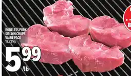 Metro BONELESS PORK SIRLOIN CHOPS VALUE PACK offer