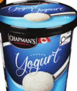 Metro CHAPMAN'S ICE CREAM OR FROZEN YOGOURT offer