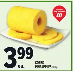 Metro CORED PINEAPPLES offer
