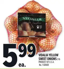 Metro VIDALIA YELLOW SWEET ONIONS offer