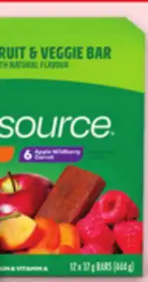 Metro SUNRYPE FRUIT TO GO BARS offer