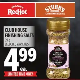 Metro CLUB HOUSE FINISHING SALTS offer