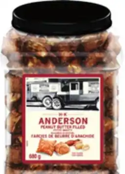 Metro ANDERSON PRETZEL SNACKS, 680G OR UTZ CHEESE BALLS, 652G offer