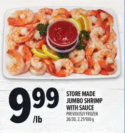 Metro STORE MADE JUMBO SHRIMP WITH SAUCE offer