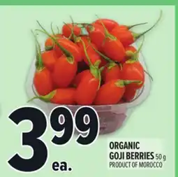 Metro ORGANIC GOJI BERRIES offer