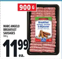 Metro MARK ANGELO BREAKFAST SAUSAGES offer