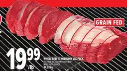 Metro WHOLE BEEF TENDERLOIN VAC PACK offer