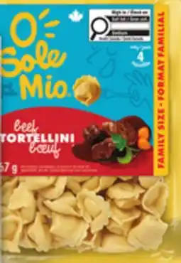 Metro O'SOLE MIO FAMILY TORTELLINI OR RAVIOLI offer