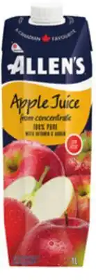 Metro OASIS OR ALLEN'S JUICE OR DEL MONTE TETRAS offer