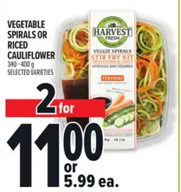 Metro VEGETABLE SPIRALS OR RICED CAULIFLOWER offer