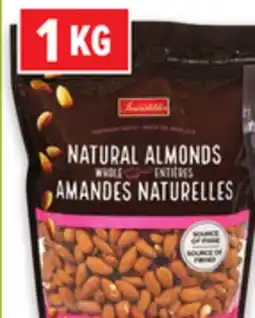 Metro IRRESISTIBLES WHOLE NATURAL ALMONDS 1 KG WALNUT HALVES & PIECES 750 G offer