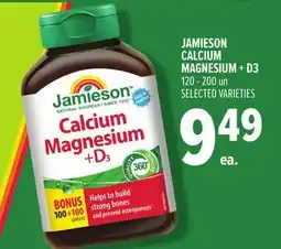 Metro JAMIESON CALCIUM MAGNESIUM + D3 offer