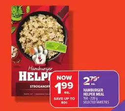 Metro HAMBURGER HELPER MEAL offer