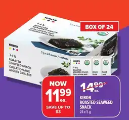 Metro KIBON ROASTED SEAWEED SNACK offer
