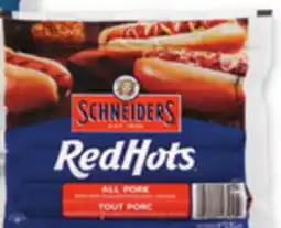 Metro MAPLE LEAF TOP DOGS, SCHNEIDERS RED HOTS OR MINA CHICKEN WIENERS offer