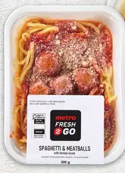 Metro FRESH 2 GO PASTA ENTRÉES offer