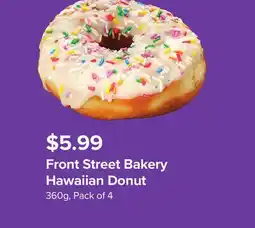 Metro FRONT STREET BAKERY HAWAIIAN DONUT offer