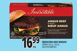 Metro IRRESISTIBLE BEEF BURGERS offer