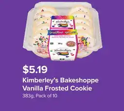 Metro KIMBERLEY'S BAKESHOPPE VANILLA FROSTED COOKIE offer