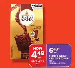 Metro FERRERO ROCHER CHOCOLATE SQUARES offer