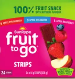 Metro SUNRYPE FRUIT TO GO BARS | VEGGIE-FRUIT BARS offer