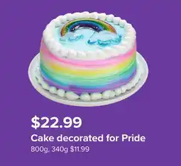 Metro CAKE DECORATED FOR PRIDE offer