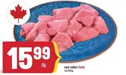 Marché Adonis veal cubes Halal offer