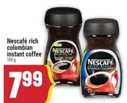 Marché Adonis Nescafé rich colombian instant coffee offer