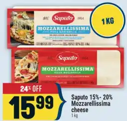 Marché Adonis Saputo 15%-20% Mozzarellissima cheese offer