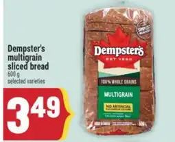 Marché Adonis Dempster's multigrain sliced bread offer