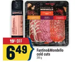 Marché Adonis Fantino&Mondello cold cuts offer