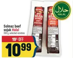 Marché Adonis Solmaz beef sojuk Halal offer