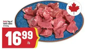 Marché Adonis Halal leg of lamb cubes offer