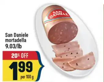 Marché Adonis San Daniele mortadella offer