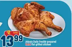 Marché Adonis Adonis Daily freshly prepared HalalHalal flat grilled chicken offer