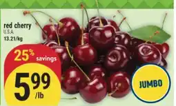 Marché Adonis red cherry offer