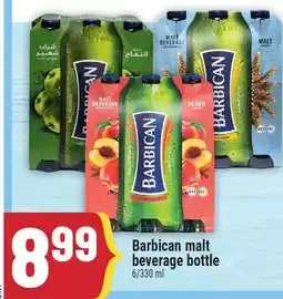 Marché Adonis Barbican malt beverage bottle offer