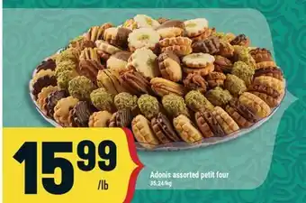 Marché Adonis Adonis assorted petit four offer
