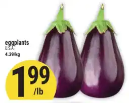 Marché Adonis eggplants offer