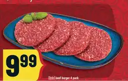 Marché Adonis Halal beef burger offer