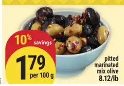Marché Adonis pitted marinated mix olive offer