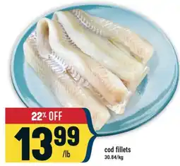 Marché Adonis cod fillets offer