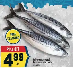 Marché Adonis Whole mackerel offer