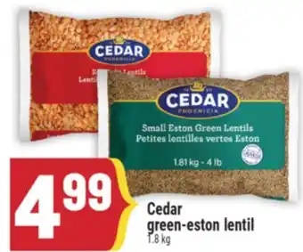 Marché Adonis Cedar green-eston lentil offer