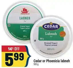 Marché Adonis Cedar or Phoenicia labneh offer