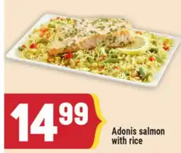 Marché Adonis Adonis salmon with rice offer