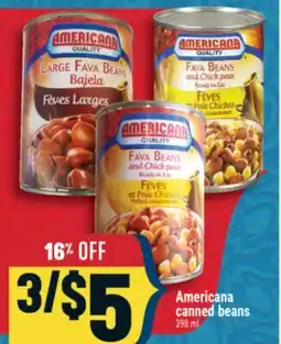 Marché Adonis Americana canned beans offer